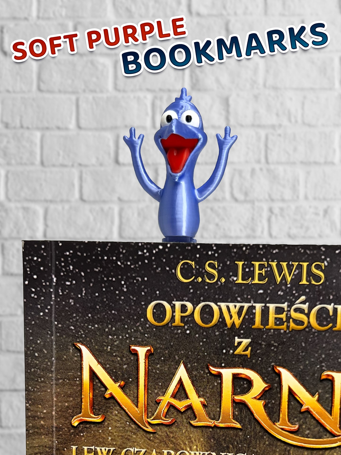 Witzige 3D-gedruckte Lesezeichen – niedliche Clips für Leser und Buchliebhaber