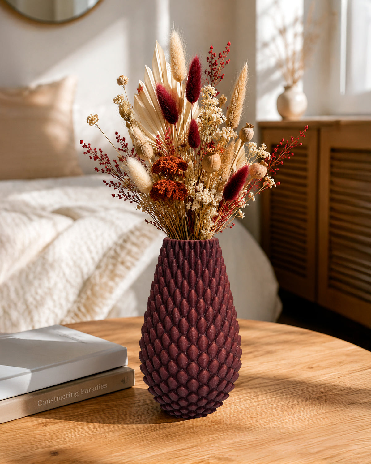 Modern Decorative Vase for Dried Flowers SCALA – 20 cm