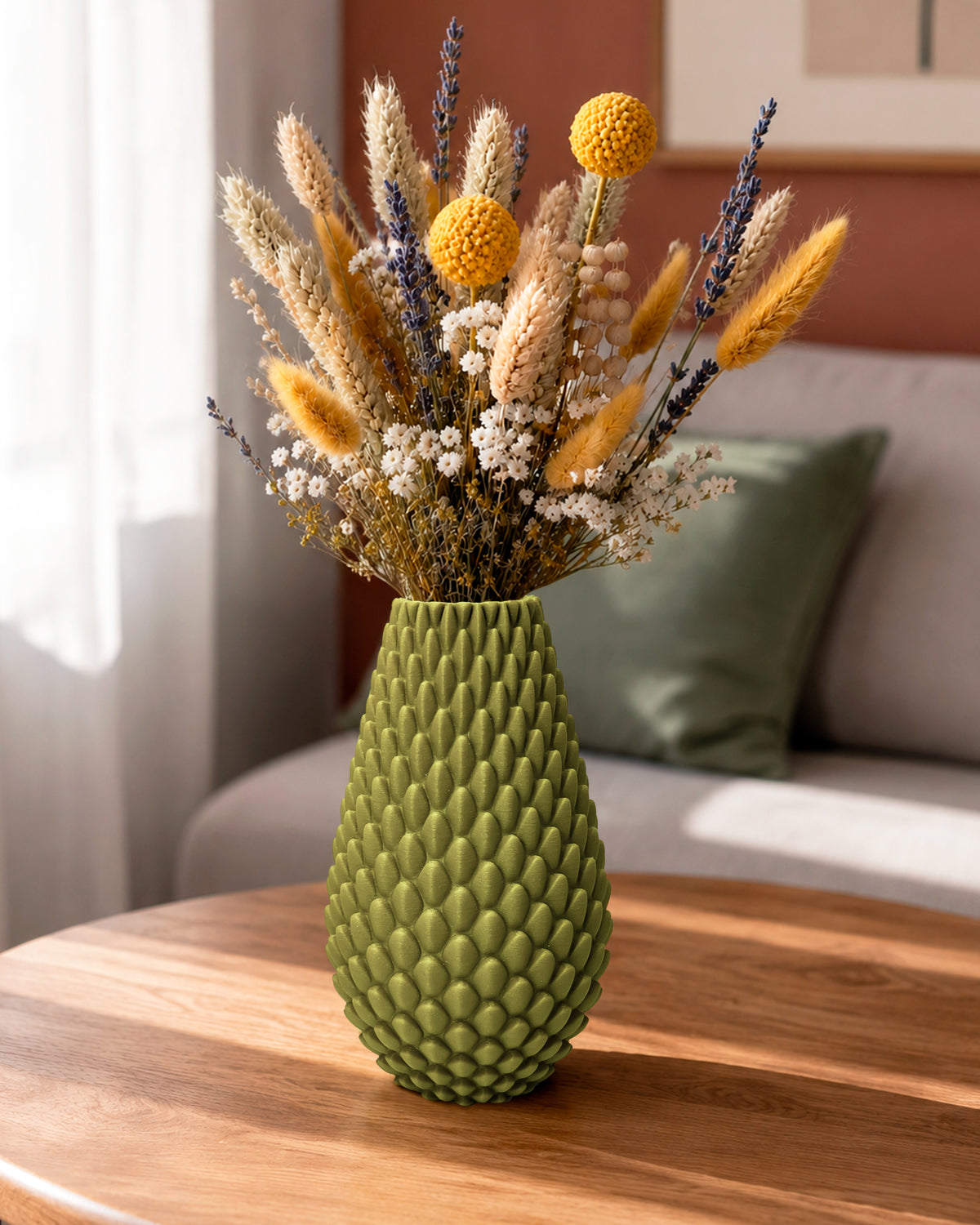 Modern Decorative Vase for Dried Flowers SCALA – 20 cm