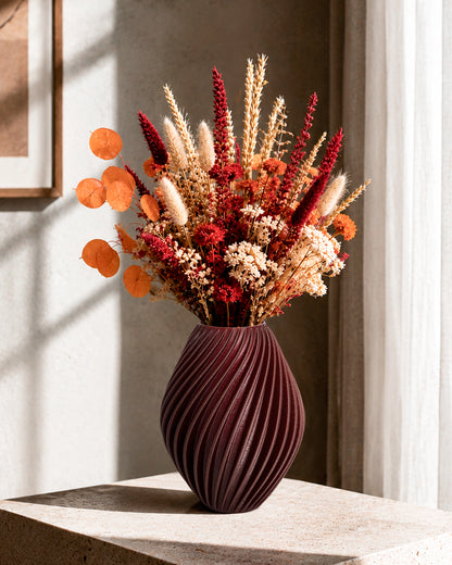 Modern Decorative Vase for Dried Flowers SPIRA – 18 cm