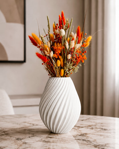 Modern Decorative Vase for Dried Flowers SPIRA – 18 cm