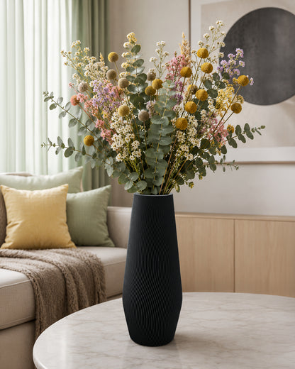 Modern Decorative Vase for Dried Flowers AQUA ZEN – 25 cm