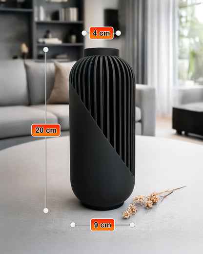 Linea 3D Printed Vase – Modern Minimalist Decor