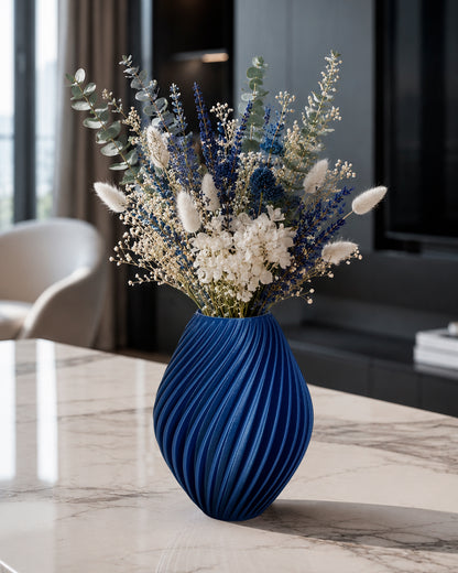 Modern Decorative Vase for Dried Flowers SPIRA – 18 cm