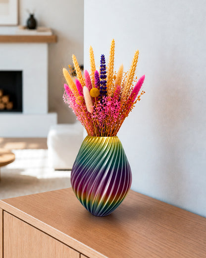Modern Decorative Vase for Dried Flowers SPIRA – 18 cm
