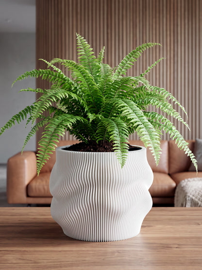 Selbstbewässernder Blumentopf AQUA FLOW für Zimmerpflanzen