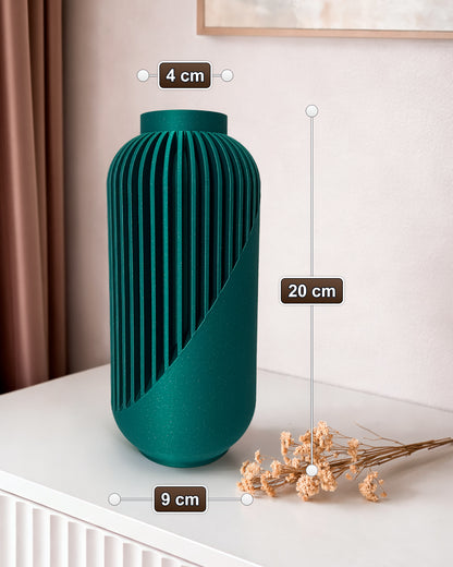 Linea 3D Printed Vase – Modern Minimalist Decor