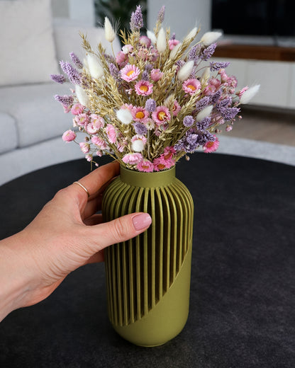 Linea 3D Printed Vase – Modern Minimalist Decor