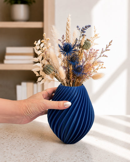 Modern Decorative Vase for Dried Flowers SPIRA – 18 cm