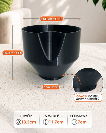 Self-Watering Planter AQUA ZEN for Indoor Plants