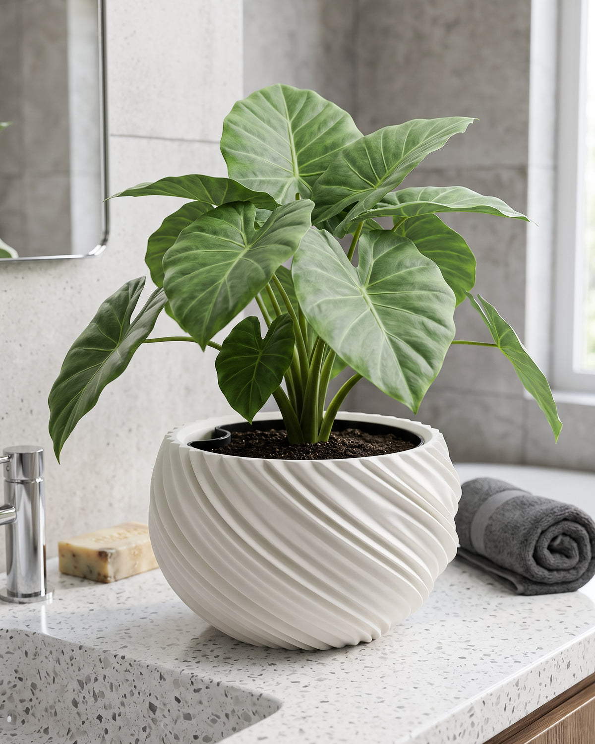 AQUA VENUS – Decorative Self-Watering Planter for Indoor Plants M / L