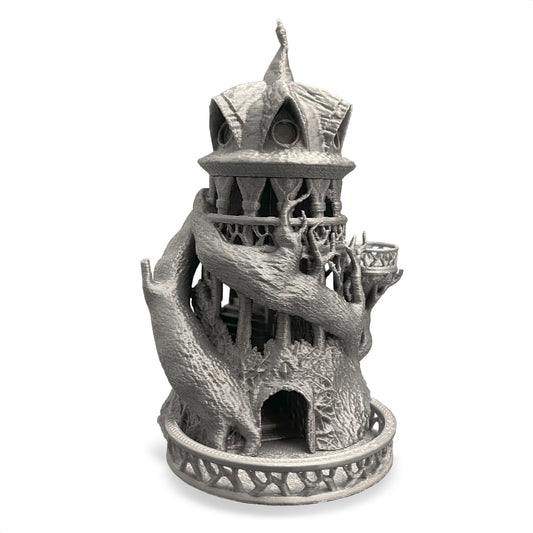 Druid Dice Tower Silver