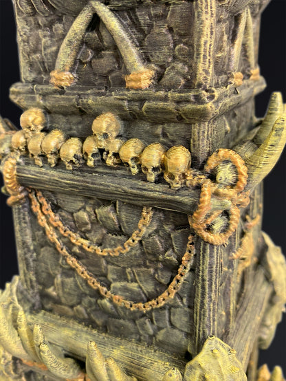 Orc Dice Tower Hand Painted