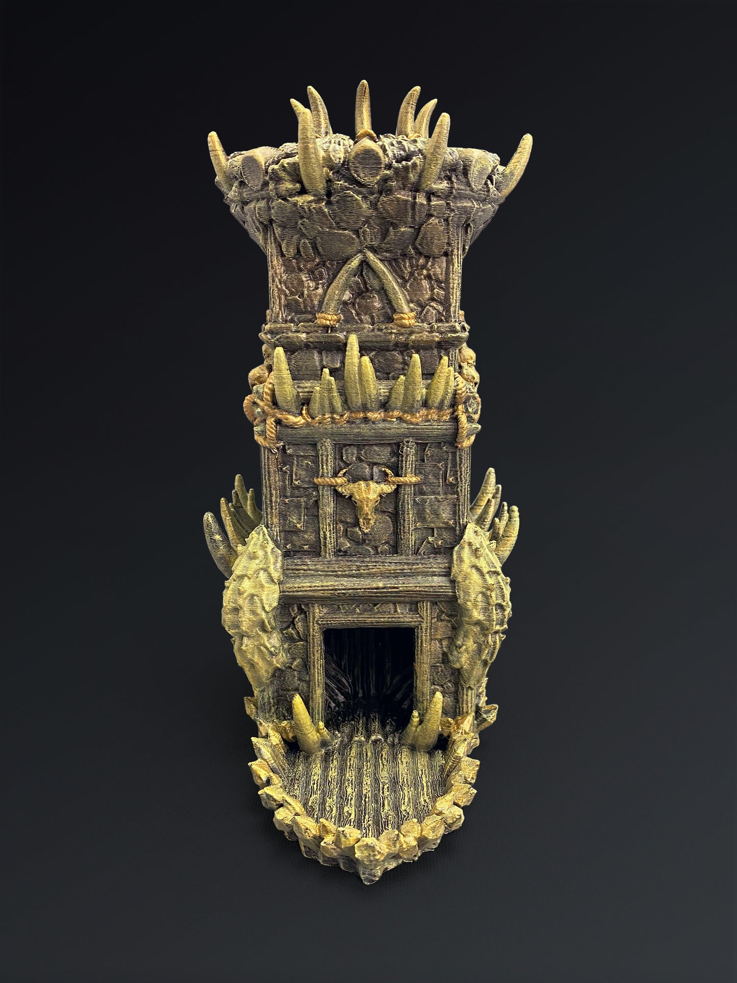 Orc Dice Tower Hand Painted