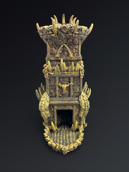 Orc Dice Tower Hand Painted