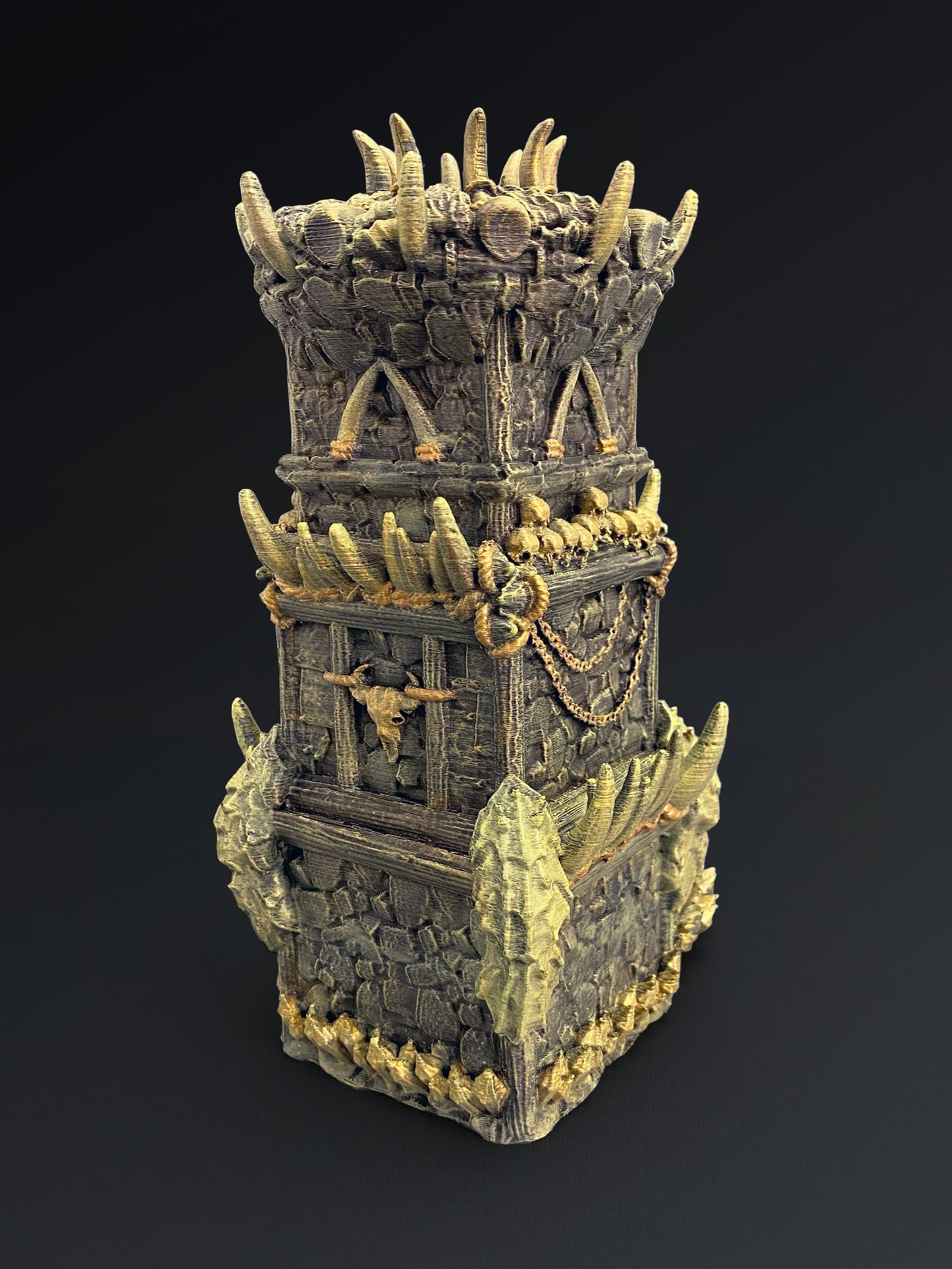 Orc Dice Tower Hand Painted