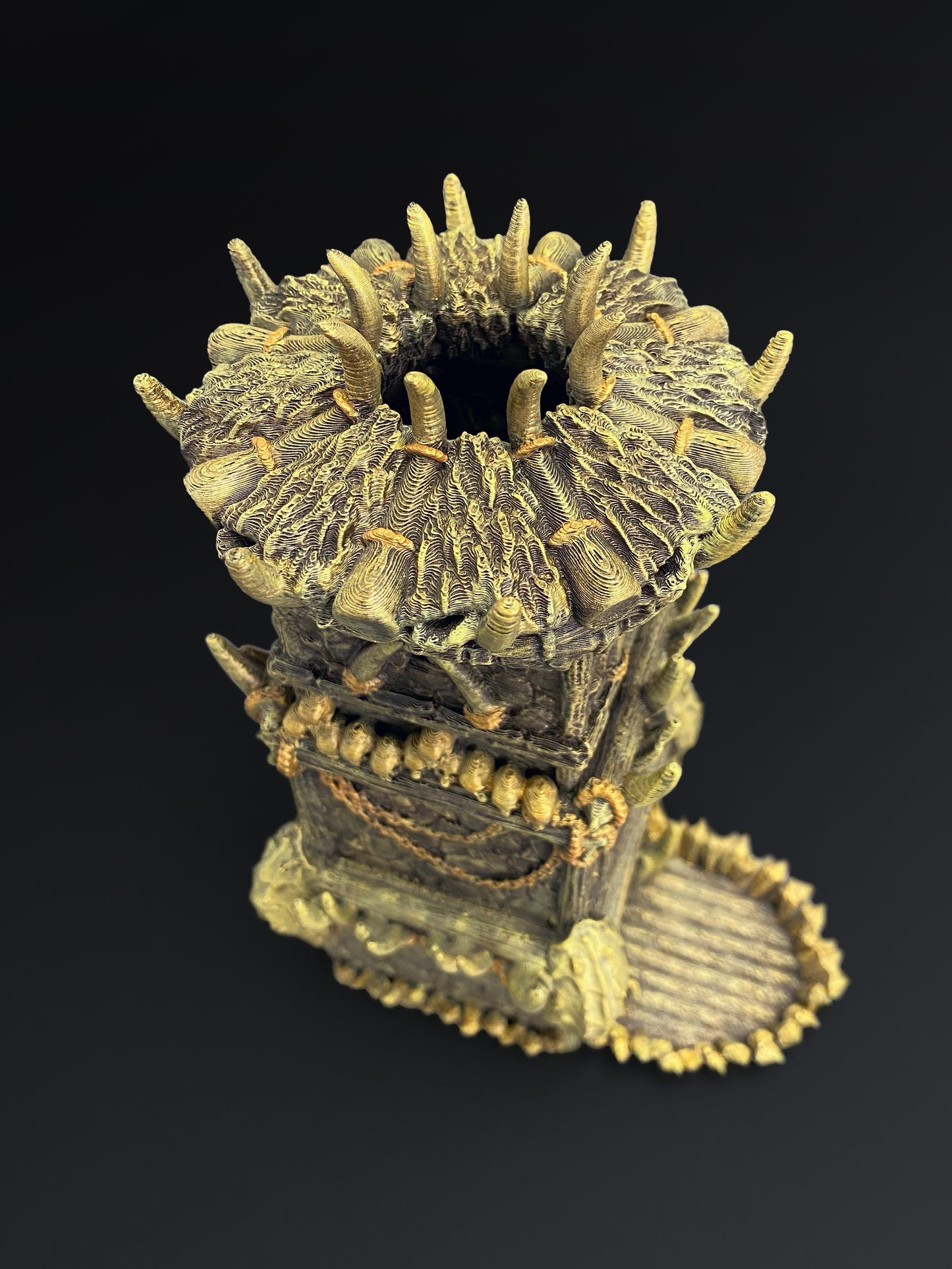 Orc Dice Tower Hand Painted