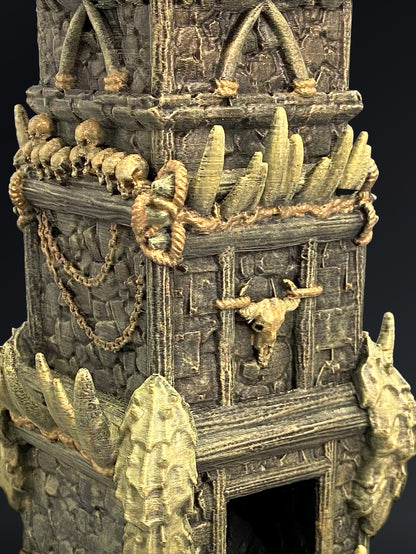 Orc Dice Tower Hand Painted