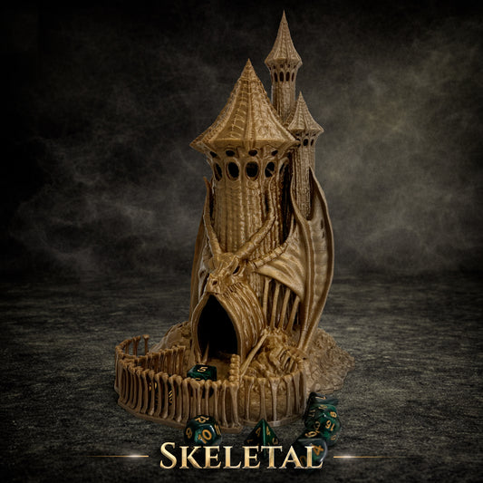 Skeletal Dice Tower