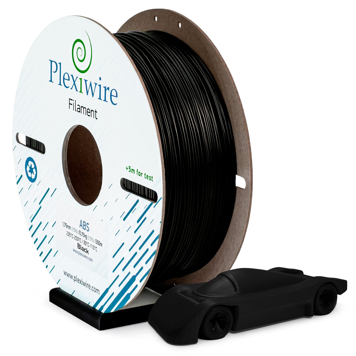 ABS Czarny 1,75mm 750g/300m