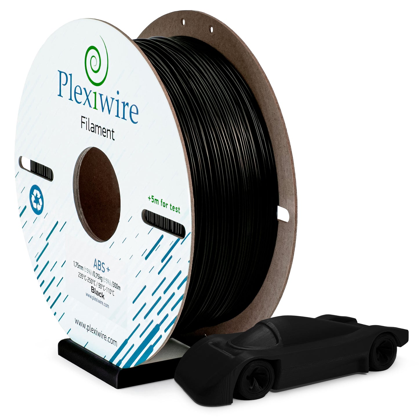 ABS+ Black 1,75mm 750g/300m