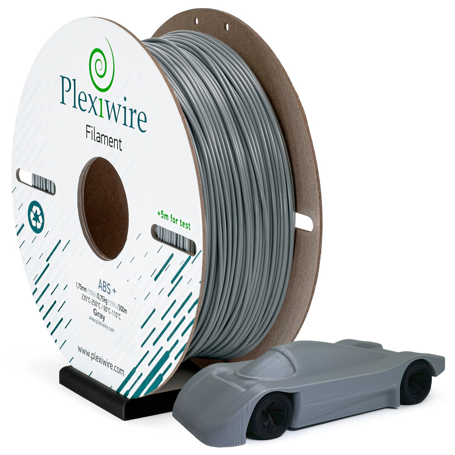 ABS+ Gray 1,75mm 750g/300m