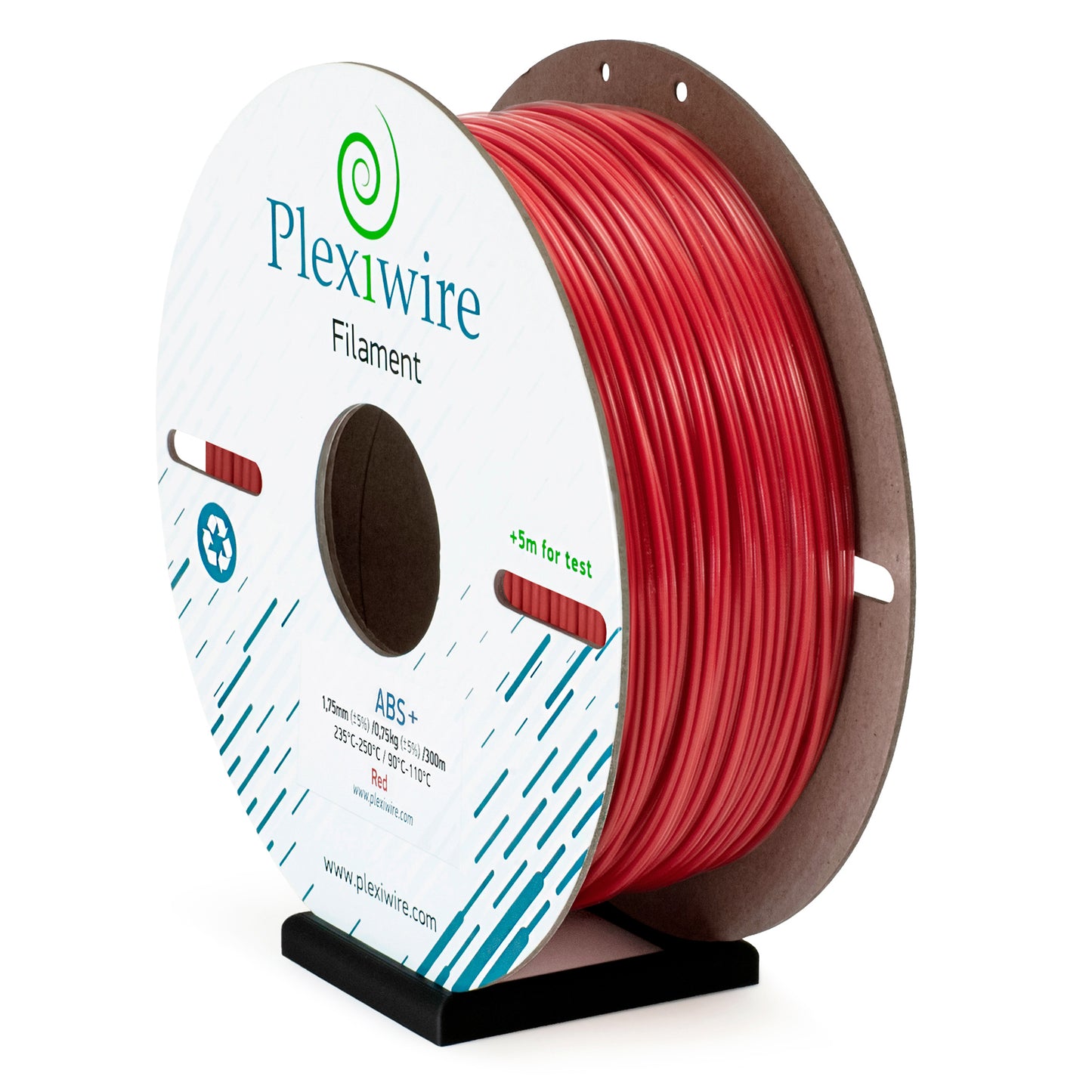 ABS+ Red 1,75mm 750g/300m