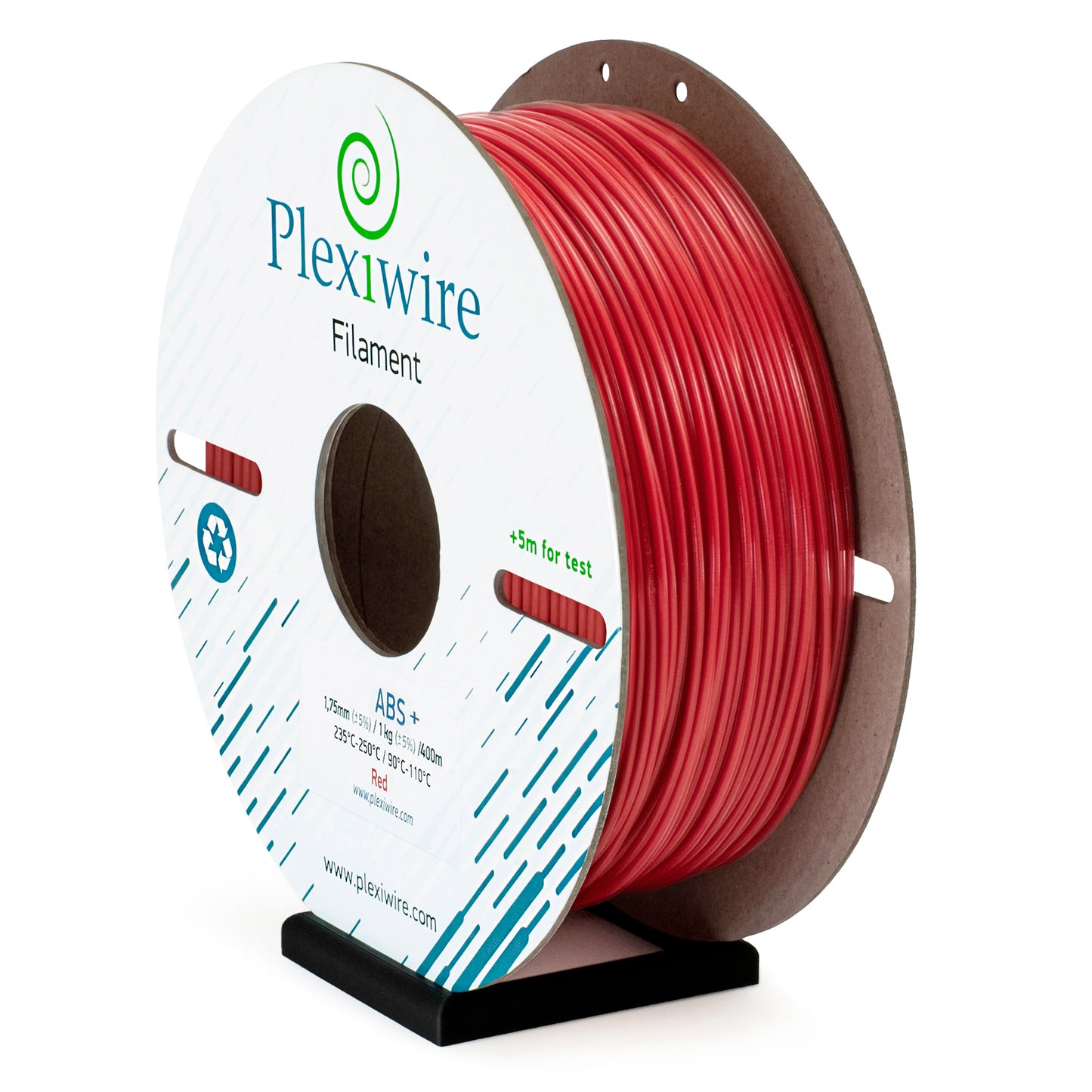 ABS+ Red 1,75mm 1kg/400m