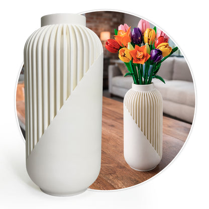 Linea 3D Printed Vase – Modern Minimalist Decor