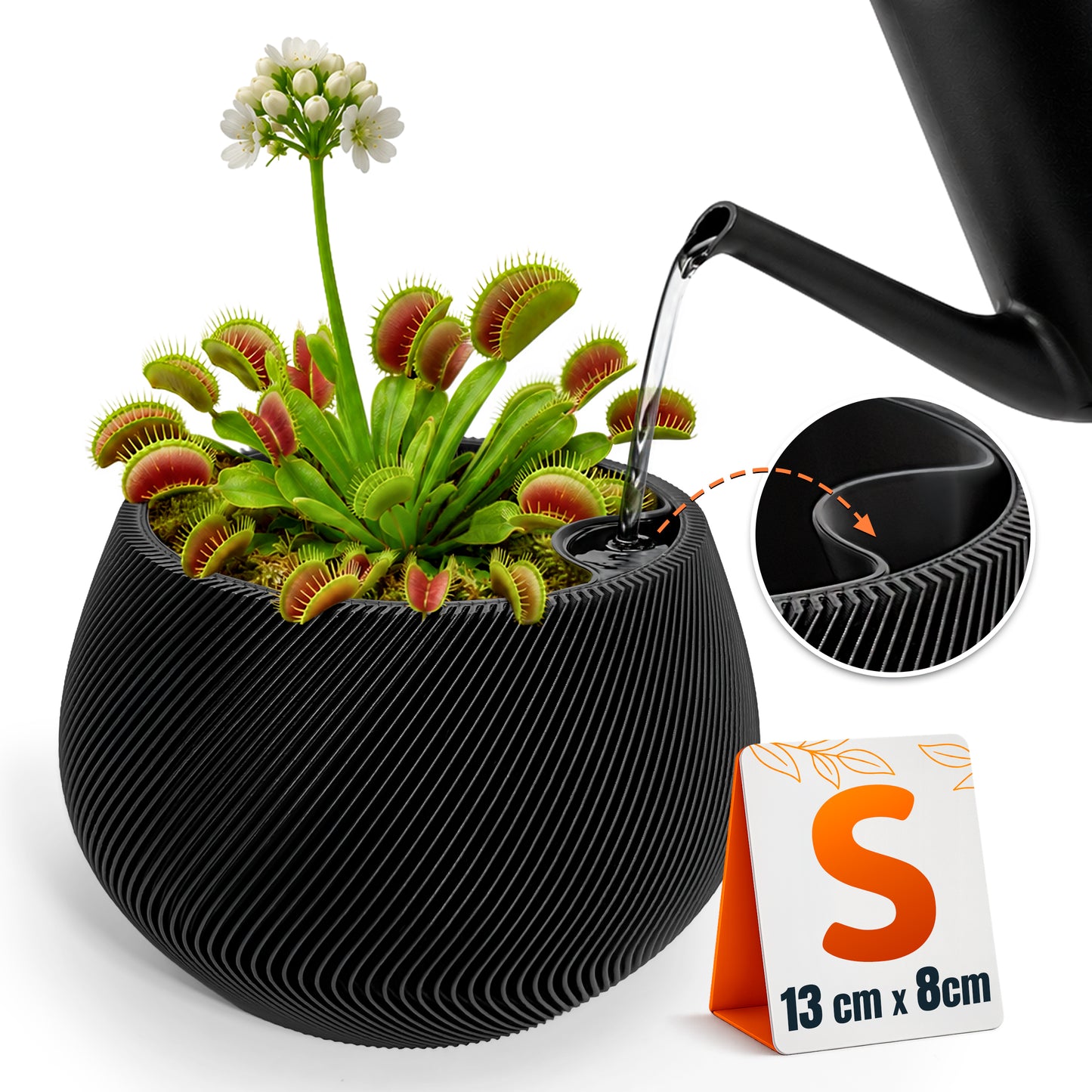 Self-Watering Planter AQUA ZEN for Indoor Plants