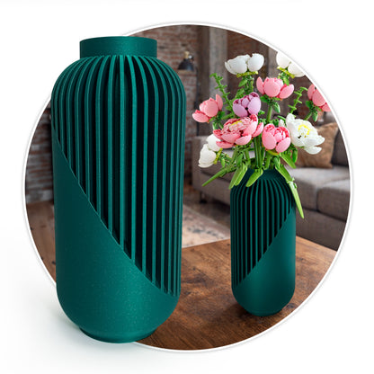 Linea 3D Printed Vase – Modern Minimalist Decor