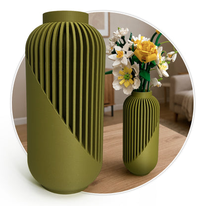 Linea 3D Printed Vase – Modern Minimalist Decor