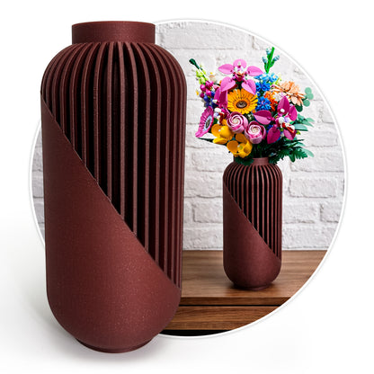 Linea 3D Printed Vase – Modern Minimalist Decor