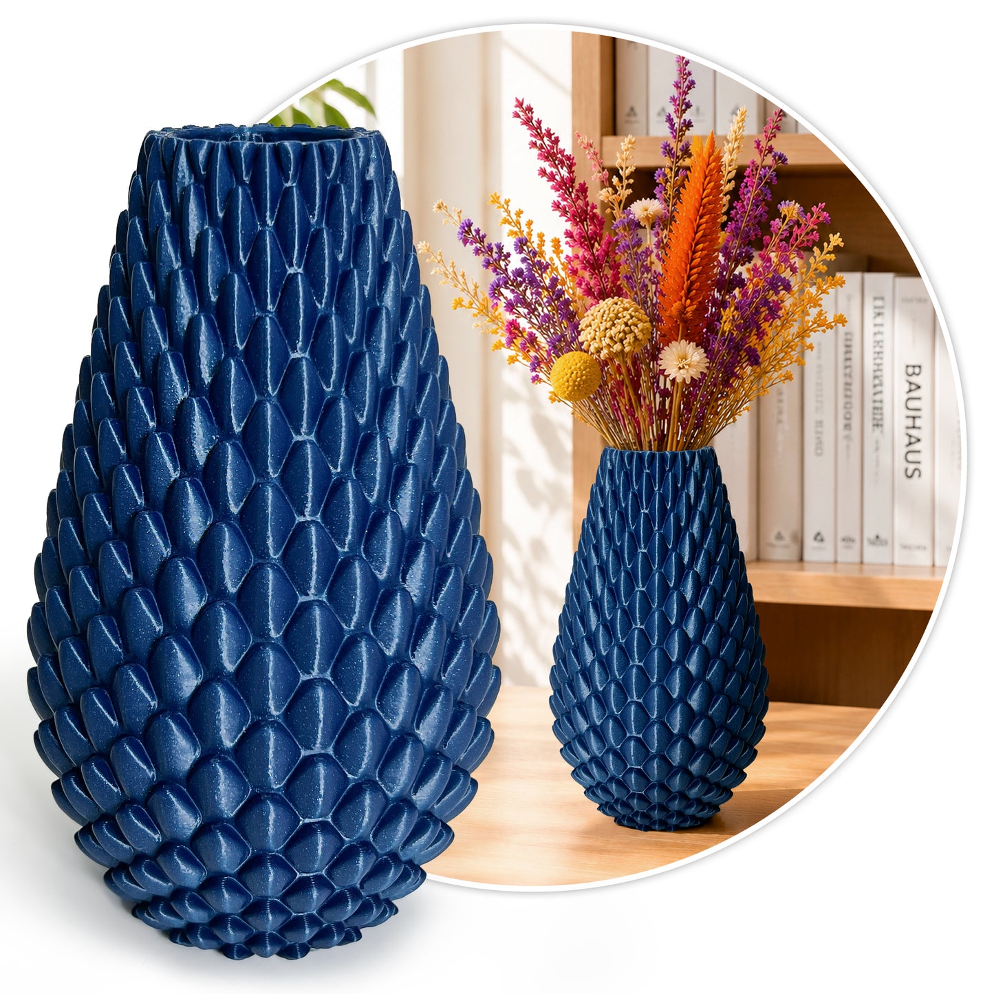 Modern Decorative Vase for Dried Flowers SCALA – 20 cm