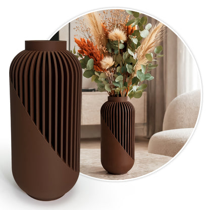 Linea 3D Printed Vase – Modern Minimalist Decor