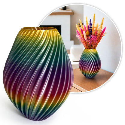 Modern Decorative Vase for Dried Flowers SPIRA – 18 cm