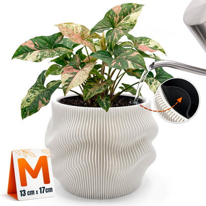 Selbstbewässernder Blumentopf AQUA FLOW für Zimmerpflanzen