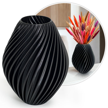 Modern Decorative Vase for Dried Flowers SPIRA – 18 cm