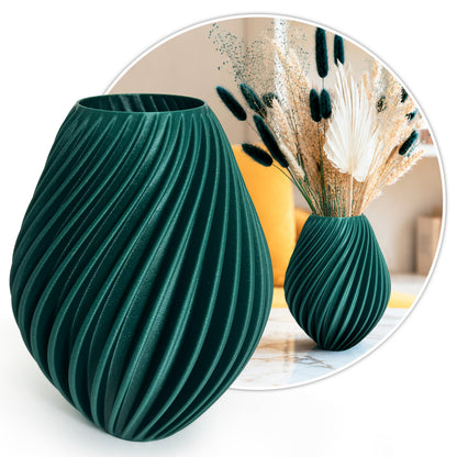 Modern Decorative Vase for Dried Flowers SPIRA – 18 cm