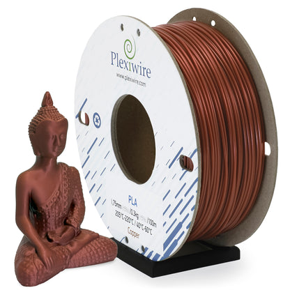 Copper PLA filament Plexiwire 1.75 mm — high-quality 3D printing plastic
