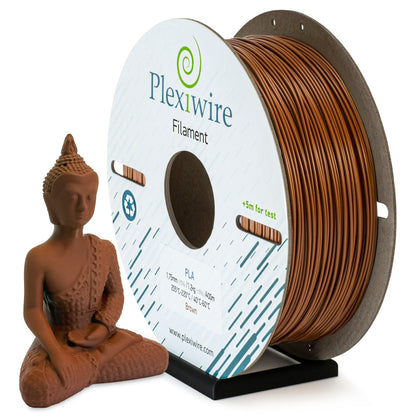 Brown PLA filament Plexiwire 1.75 mm — high-quality 3D printing plastic