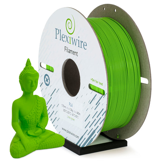 Lime Green PLA filament Plexiwire 1.75 mm — high-quality 3D printing plastic