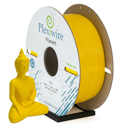Yellow PLA filament Plexiwire 1.75 mm — high-quality 3D printing plastic
