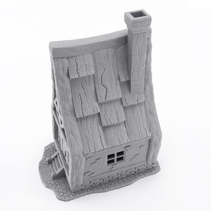Fairy Garden House: unpainted miniatures DIY kit. Unpainted miniature house, do it yourself kits, diy miniature kit