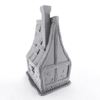 Fairy Garden House: unpainted miniatures DIY kit. Unpainted miniature house, do it yourself kits, diy miniature kit