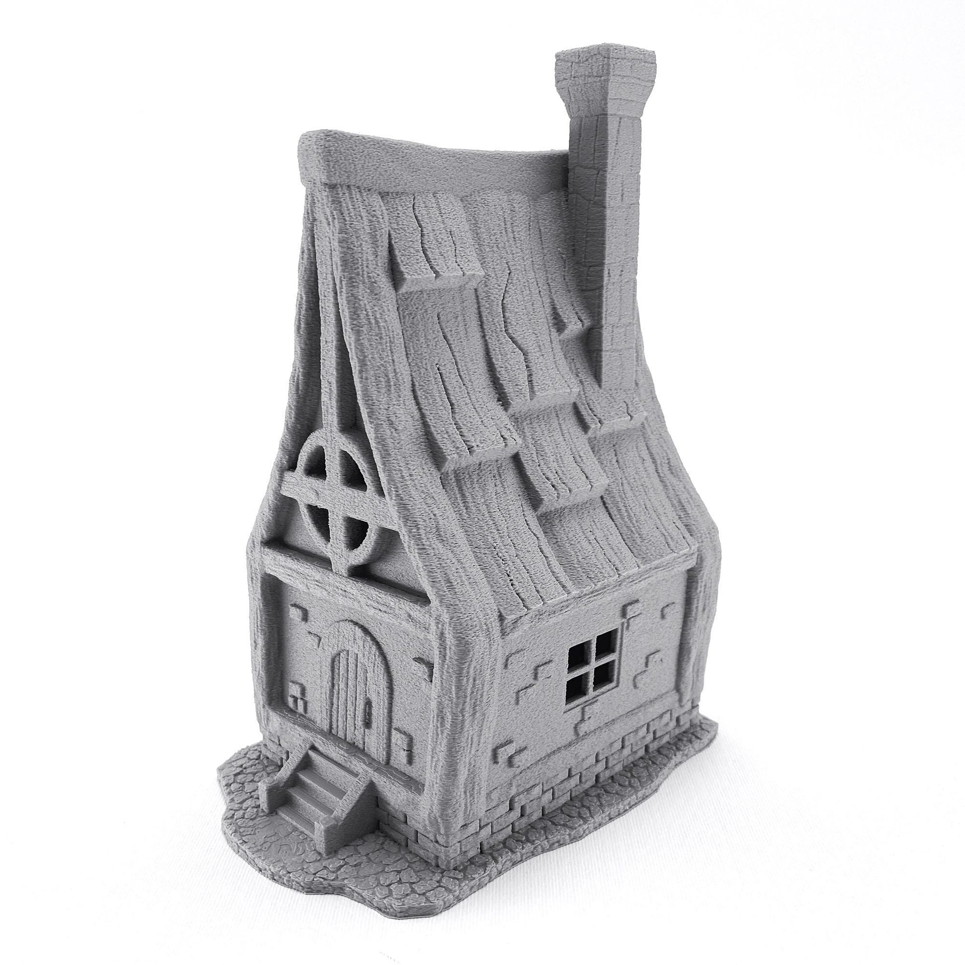 Fairy Garden House: unpainted miniatures DIY kit. Unpainted miniature house, do it yourself kits, diy miniature kit