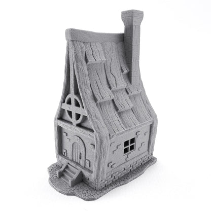 Fairy Garden House: unpainted miniatures DIY kit. Unpainted miniature house, do it yourself kits, diy miniature kit