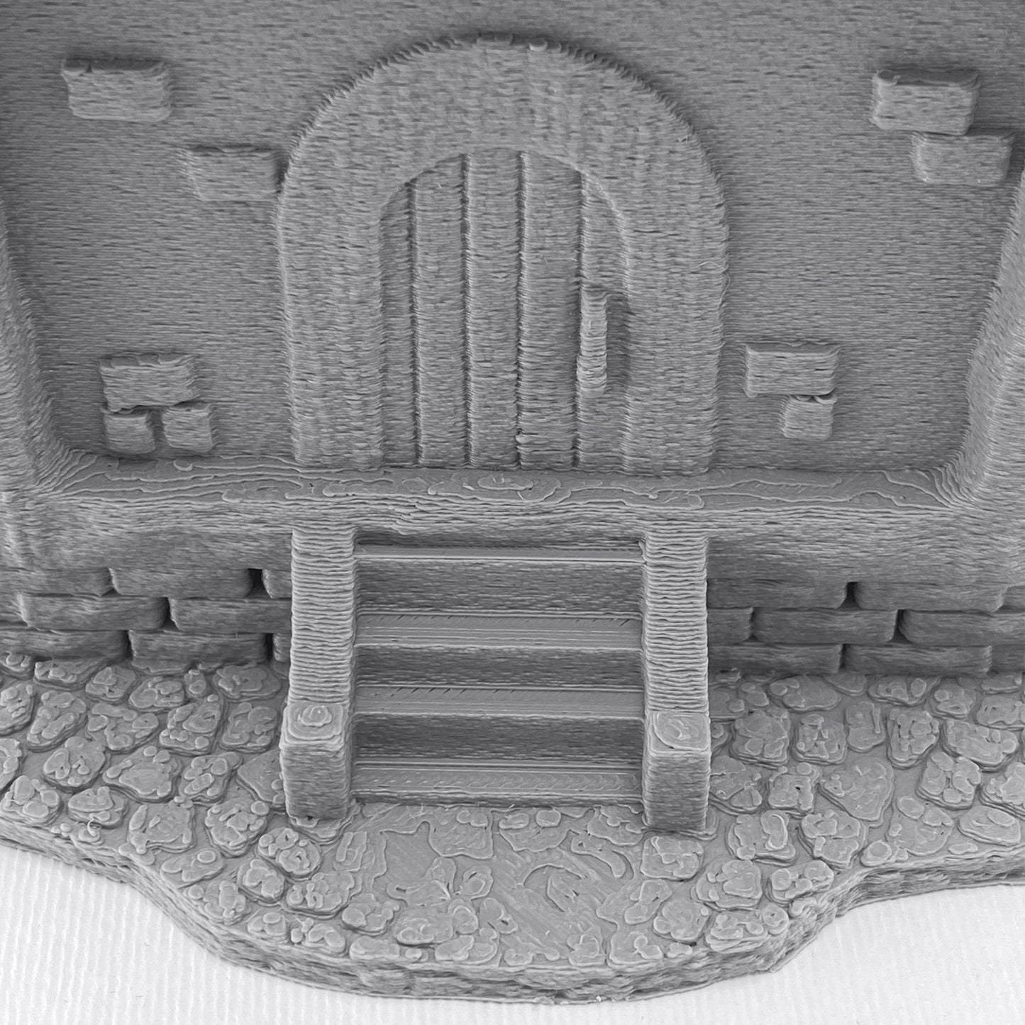 Fairy Garden House: unpainted miniatures DIY kit. Unpainted miniature house, do it yourself kits, diy miniature kit