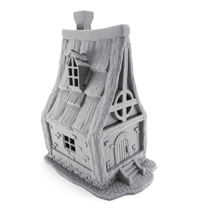 Fairy Garden House: unpainted miniatures DIY kit. Unpainted miniature house, do it yourself kits, diy miniature kit