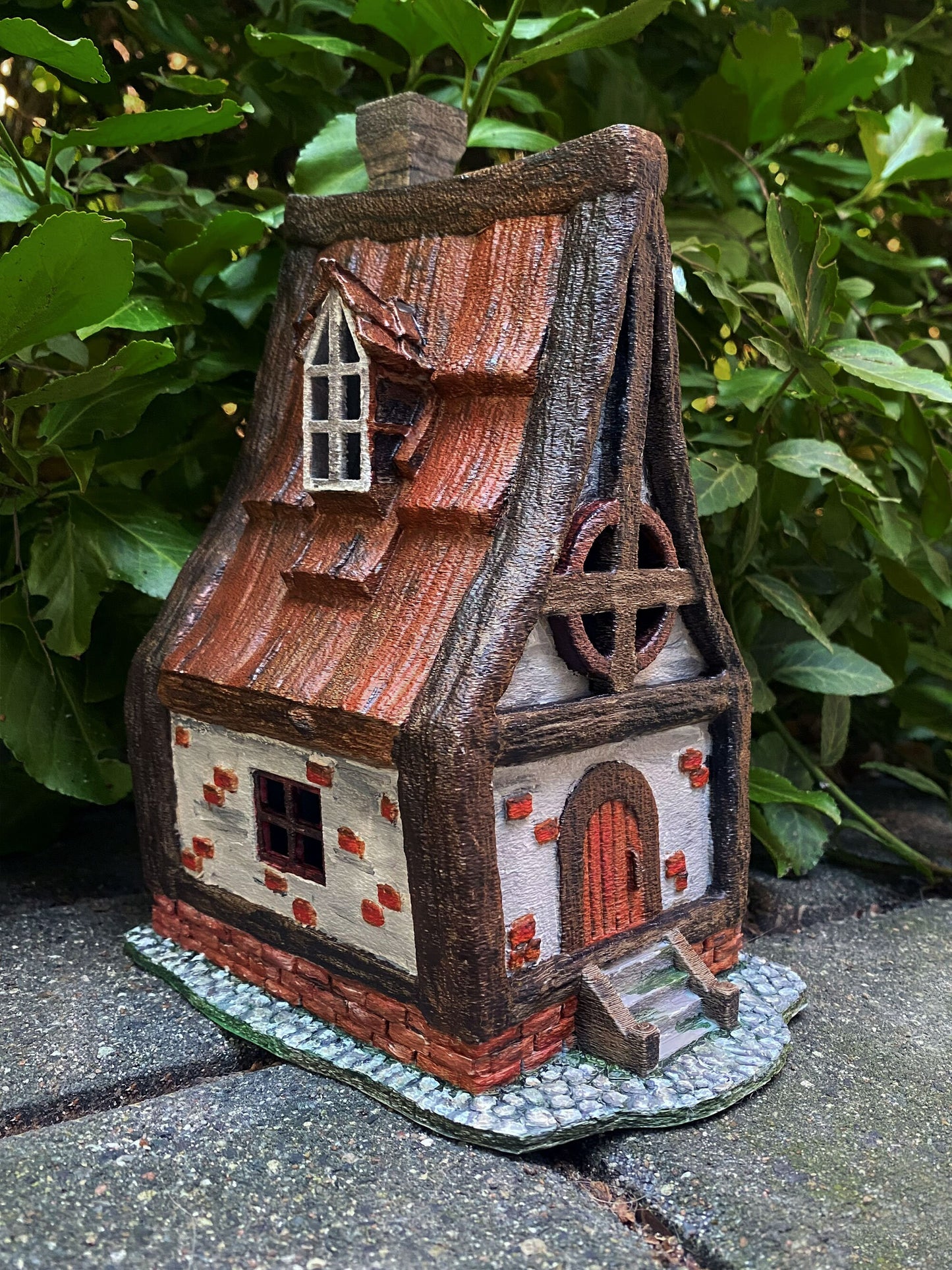 Fairy Garden House: unpainted miniatures DIY kit. Unpainted miniature house, do it yourself kits, diy miniature kit